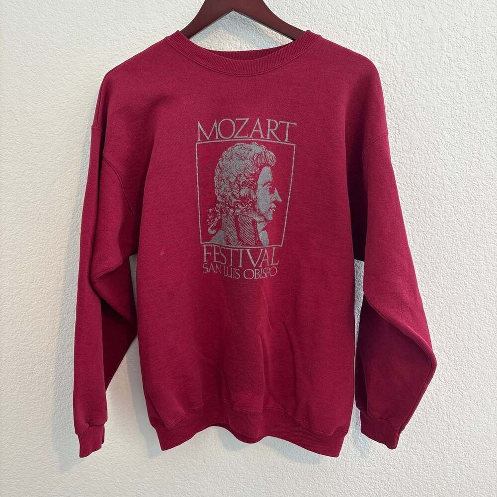 Vintage 90s Hanes Heavyweight Mozart Festival San Luis Obispo Crewneck Sweatshir